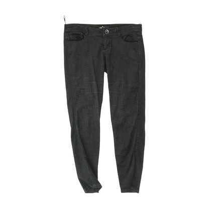 Black Solid Pants