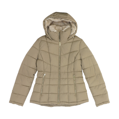 Beige Solid Jacket