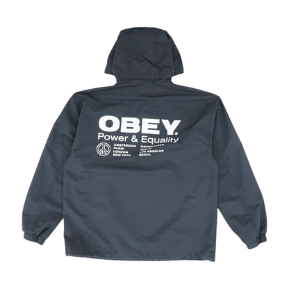 Black Solid 1/4 Zip Pullover