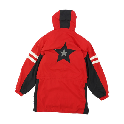 Red Solid Hoodie Pullover