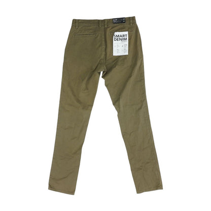 Olive Solid Chino Pants