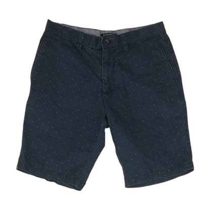 Navy Print Chino Shorts