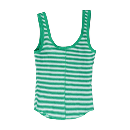 Green Striped Blouse