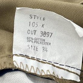 Vintage Khaki Solid Chino Shorts