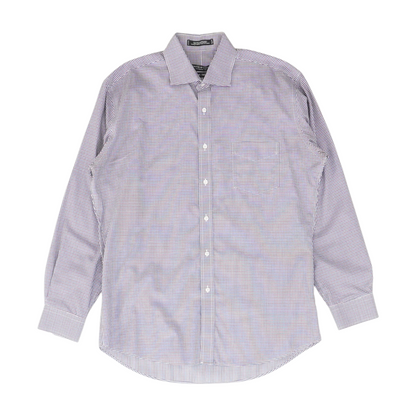 Blue Check Long Sleeve Button Down