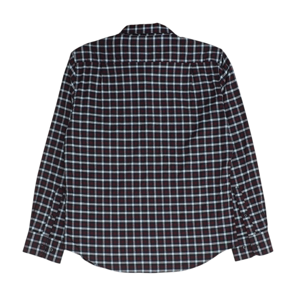 Multi Plaid Long Sleeve Button Down