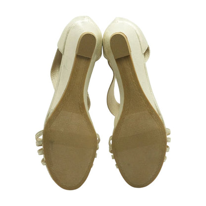 Gold Wedged Sandals