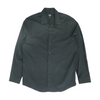 Black Solid Long Sleeve Button Down