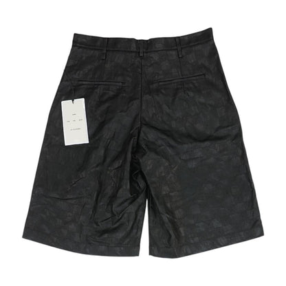 Black Embroidery Detail Chino Shorts