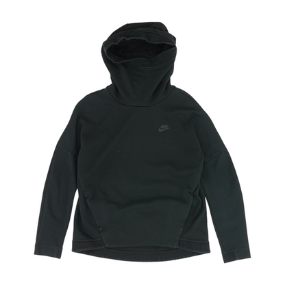 Black Solid Hoodie Pullover
