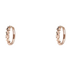 14K Rose Gold Hoop Earrings