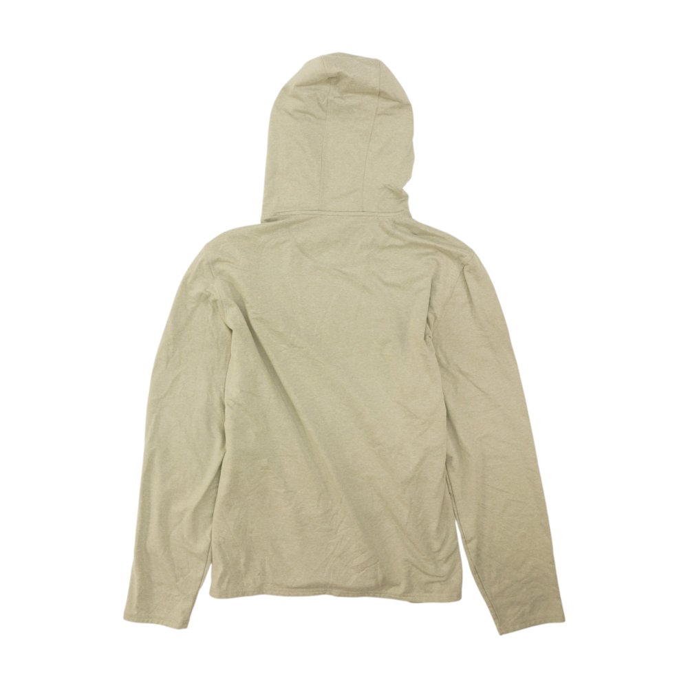 Gray Solid Hoodie Pullover
