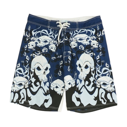 Navy Graphic Swim Bottom