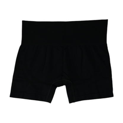 Black Solid Active Shorts