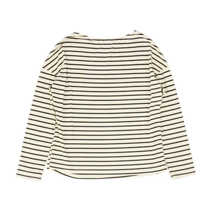 Ivory Striped Blouse