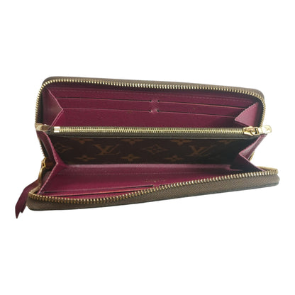 Clémence Wallet In Monogram Coated Canvas
