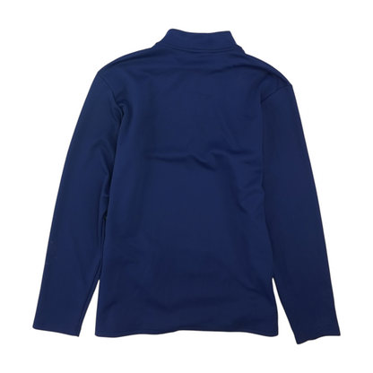 Navy Solid 1/4 Zip Pullover