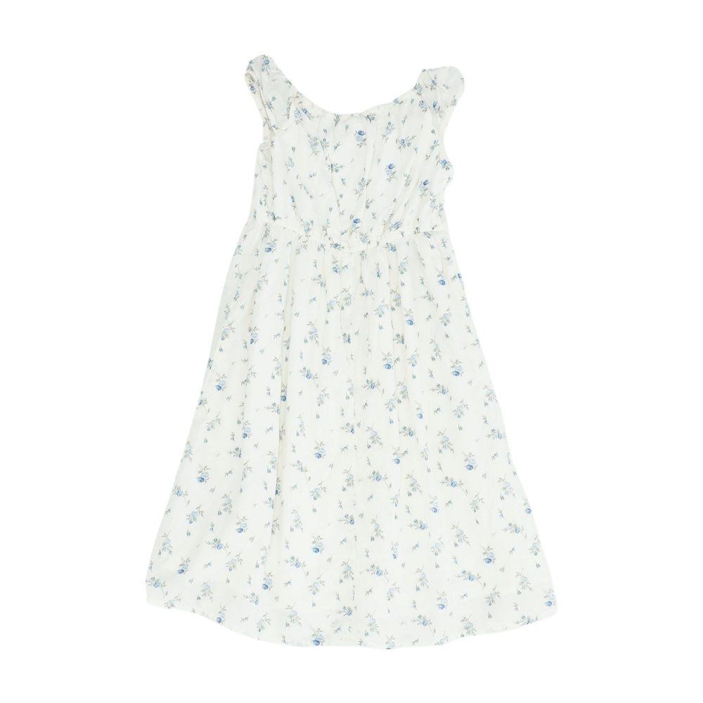 White Floral Dress
