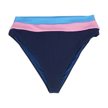 Navy Color Block Swim Bottom