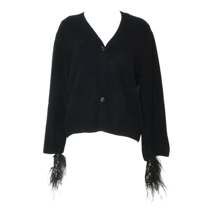 Black Cardigan Sweater