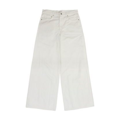 White Wide Leg Jeans