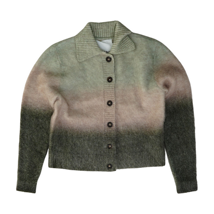 Multi Color Block Cardigan Sweater