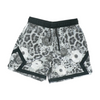 Gray Floral Active Shorts