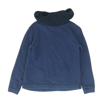 Navy Solid Hoodie Pullover