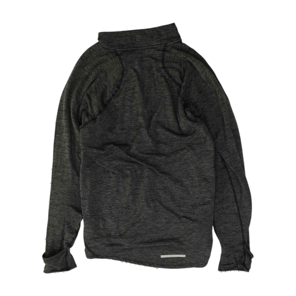 Gray Color Block 1/4 Zip Pullover