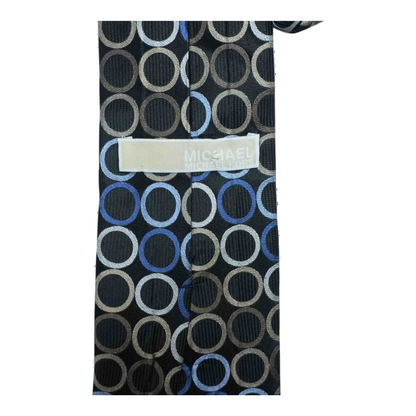 Black Geometric Neck Tie