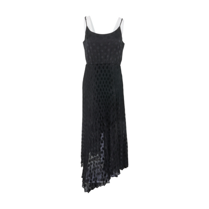 Black Polka Dot Maxi Dress