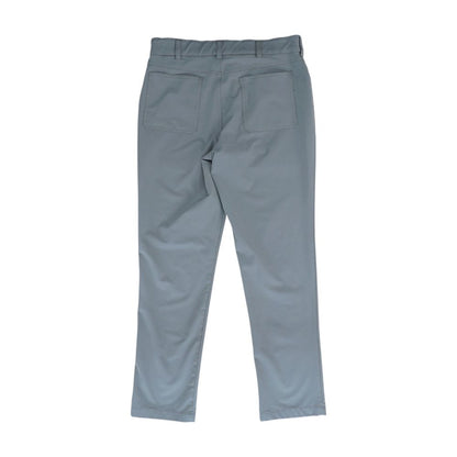 Gray Solid Chino Pants