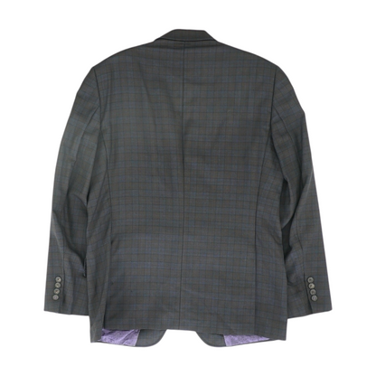 Navy Plaid Sport Coat