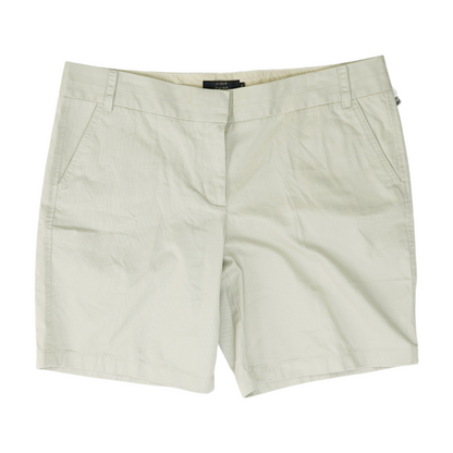 Khaki Solid Chino Shorts