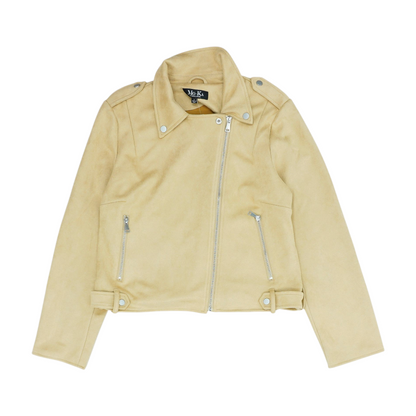 Beige Solid Jacket