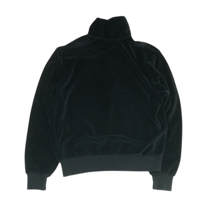 Black Solid 1/4 Zip Pullover