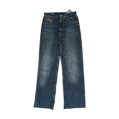 Navy Wide Leg Jeans