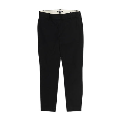 Black Solid Chino Pants