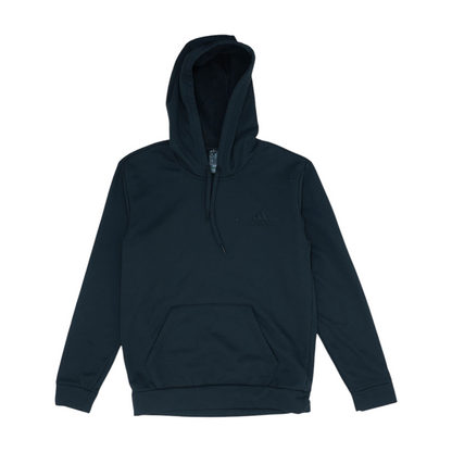 Black Solid Hoodie Pullover