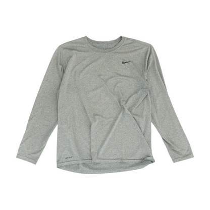 Gray Solid Active T-Shirt