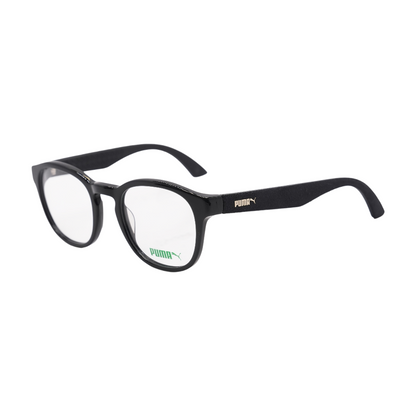 Black PU00430 Round Prescription Eyewear