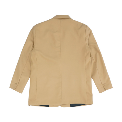 Brown Solid Blazer