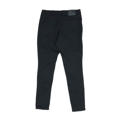 Black Mid Rise Skinny Leg Jeans