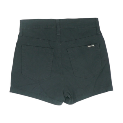 Black Solid Chino Shorts