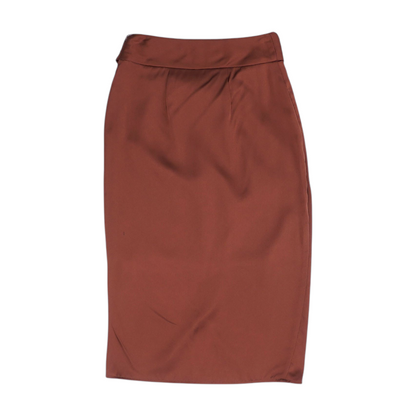 Rust Midi Skirt
