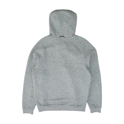 Gray Solid Hoodie Pullover