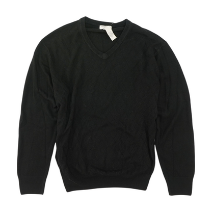 Dockers Black Solid Pullover Sweater – Image 1