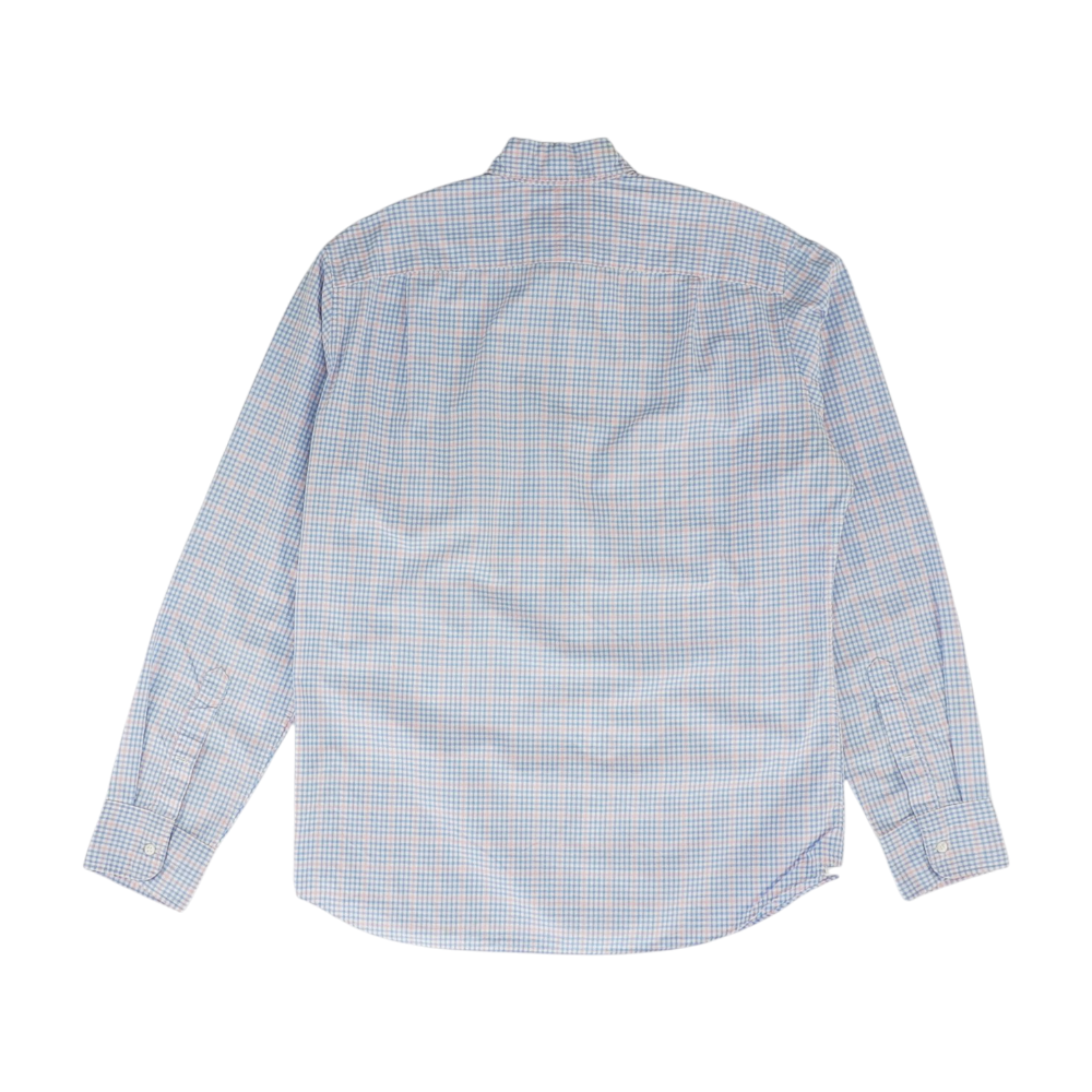 Blue Check Long Sleeve Button Down