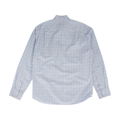 Blue Check Long Sleeve Button Down