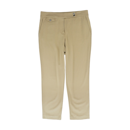 Beige Regular Pants